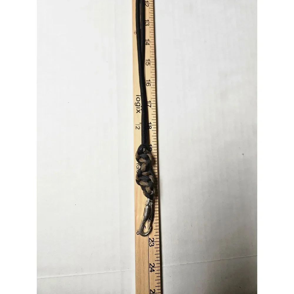 Paracord Keychain Lanyard Coyote‎ Brown Black